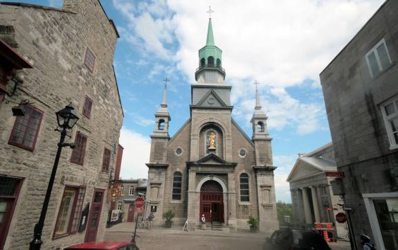 Kirche in Montreals Altstadt
